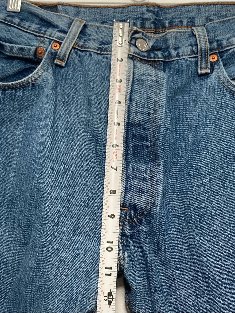 Levi's 501 XX Straight Fit Men's Jeans W35 L32 Blue Button Fly